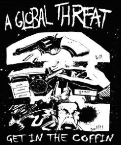 A Global Threat - Get in the coffin Rückenaufnäher