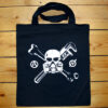 Gasmask skull Baumwolltasche
