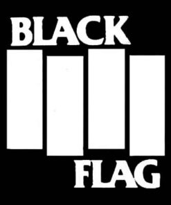 Black Flag - Logo Aufnäher