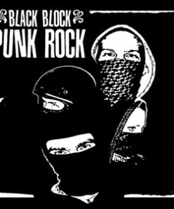 Black Block Punk Rock Aufnäher