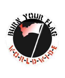 Burn your flag Button