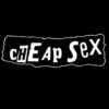 Cheap Sex logo Rückenaufnäher