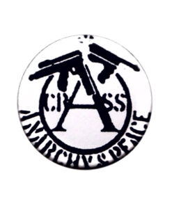 Crass - Anarchy & Peace Button