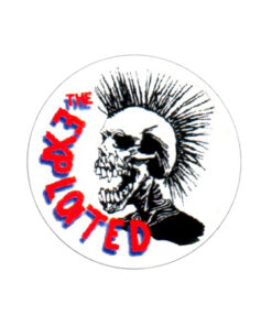 Exploited white Button