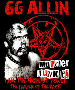 GG Allin - Murder Junkies Rückenaufnäher
