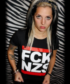 FCK NZS black Girlie-Shirt