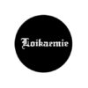 Loikaemie - Schriftzug Button