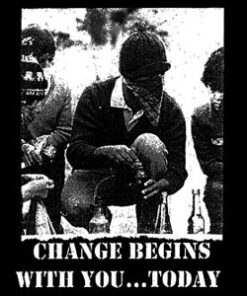 Change begins with you Aufnäher