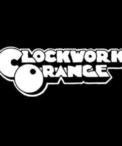 Clockwork Orange Schriftzug Aufnäher