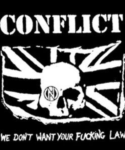 Conflict - We don't want Aufnäher