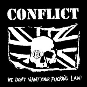 Conflict - We don't want Aufnäher