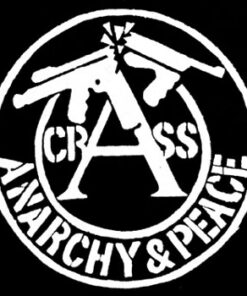 Crass - Anarchy & peace Aufnäher