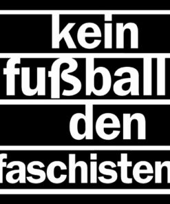 Kein Fußball den Faschisten Aufnäher