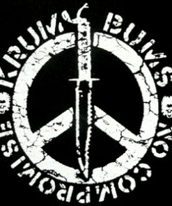 Krum Bums - No compromise Aufnäher