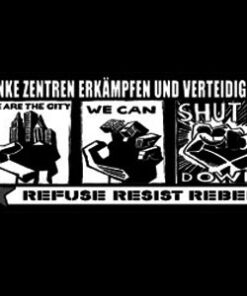 Linke Zentren Aufnäher