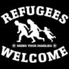 Refugees welcome Aufnäher