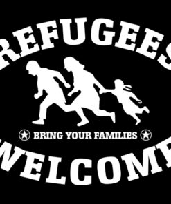 Refugees welcome Aufnäher