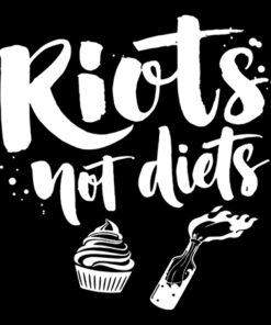 Riots not diets Aufnäher