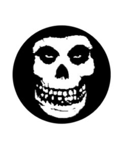 Misfits Skull Button