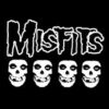 Misfits - 4 skulls Aufnäher