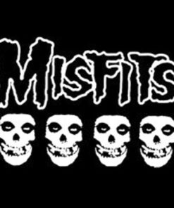 Misfits - 4 skulls Aufnäher
