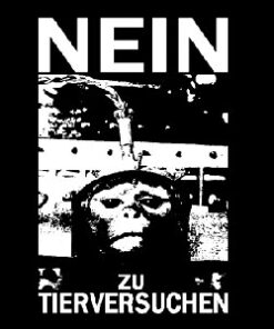 Nein zu Tierversuchen Aufnäher