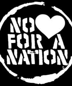 No love for a nation Aufnäher