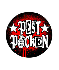 Pestpocken - Blood-Logo Button