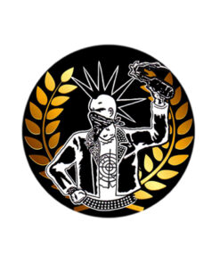 Pestpocken - Lorbeerkranz Button