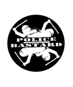 Police Bastard Button