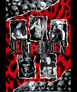 Pestpocken Collage A1-Poster (gefaltet)