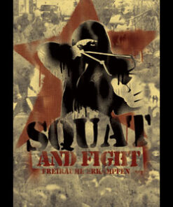 Squat and fight A1-Poster (gefaltet)