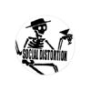 Social Distortion Skelett Button