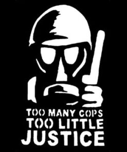 Too many cops Aufnäher