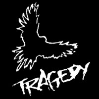 Tragedy - Krähe und Logo Aufnäher