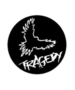 Tragedy crow Button