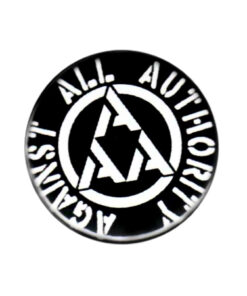 Against all authority Button