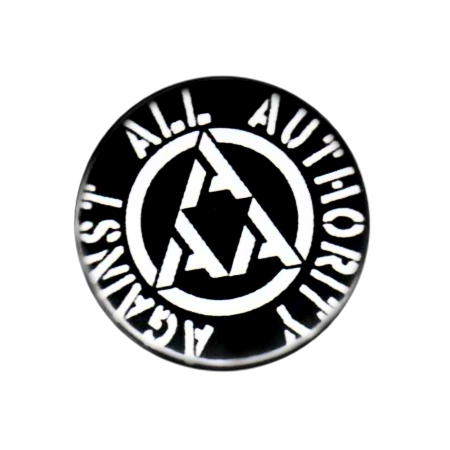 Against all authority Button