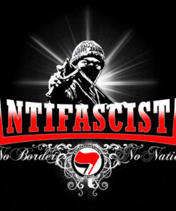 Antifascista Rückenaufnäher