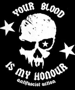 Your blood is my honour Rückenaufnäher