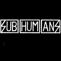 Subhumans - Logo Aufnäher