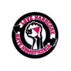 Love hardcore hate homophobia Button