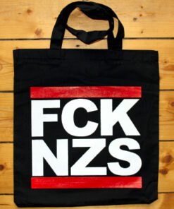 FCK NZS black Baumwolltasche