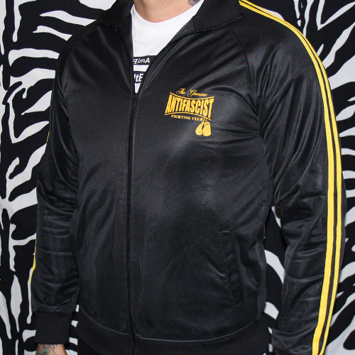 Antifascist Fighting Club Trainingsjacke, gelbes Logo