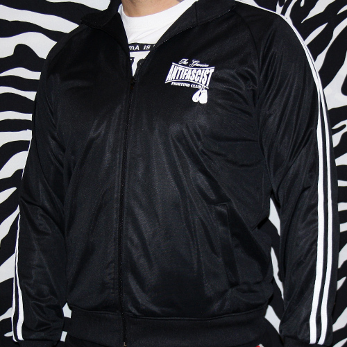 Antifascist Fighting Club Trainingsjacke, weißes Logo