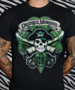 Dropkick Murphys - Piraten-Skull, grün T-Shirt