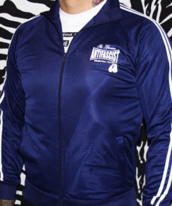 Antifascist Fighting Club Trainingsjacke, blau mit weißem Logo
