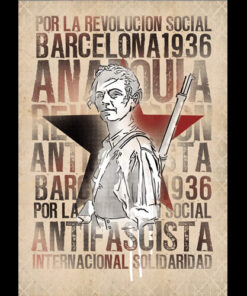 Revolucion social Barcelona 1936 A1-Poster (gefaltet)