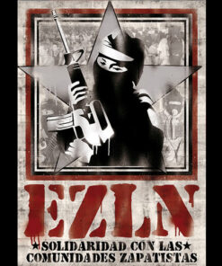 EZLN - Solidaridad con las comunidades zapatistas A1-Poster (gefaltet)