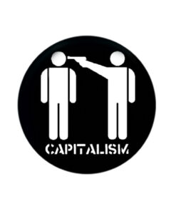 Capitalism Button